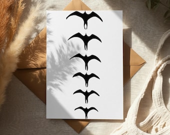 Iwa Bird SVG, Hawaiian Seabird Clipart, Laser Cut File (Digital Download)