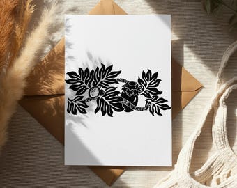 Ulu Ipu SVG, Hawaiian Breadfruit Gourd Clipart, Laser Cut Pattern (Digital Download)