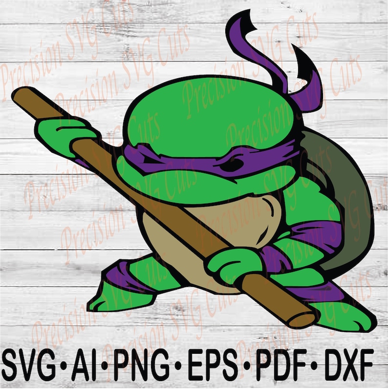 Download Baby Donatello Mutant Ninja Turtle Digital SVG png ai eps ...