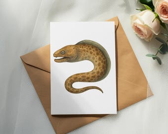 Sea Animals Clipart, Eel PNG, Watercolor Sea Life, Ocean Creature Art, Nautical Illustration, Digital Download, Commercial Use