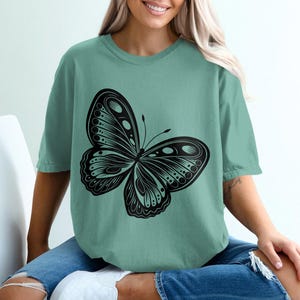 Butterfly SVG, Butterfly Tattoo Design, Butterfly Clipart, Insect SVG, Nature Vector, Butterfly Silhouette, Cricut, Cut Files, Digital