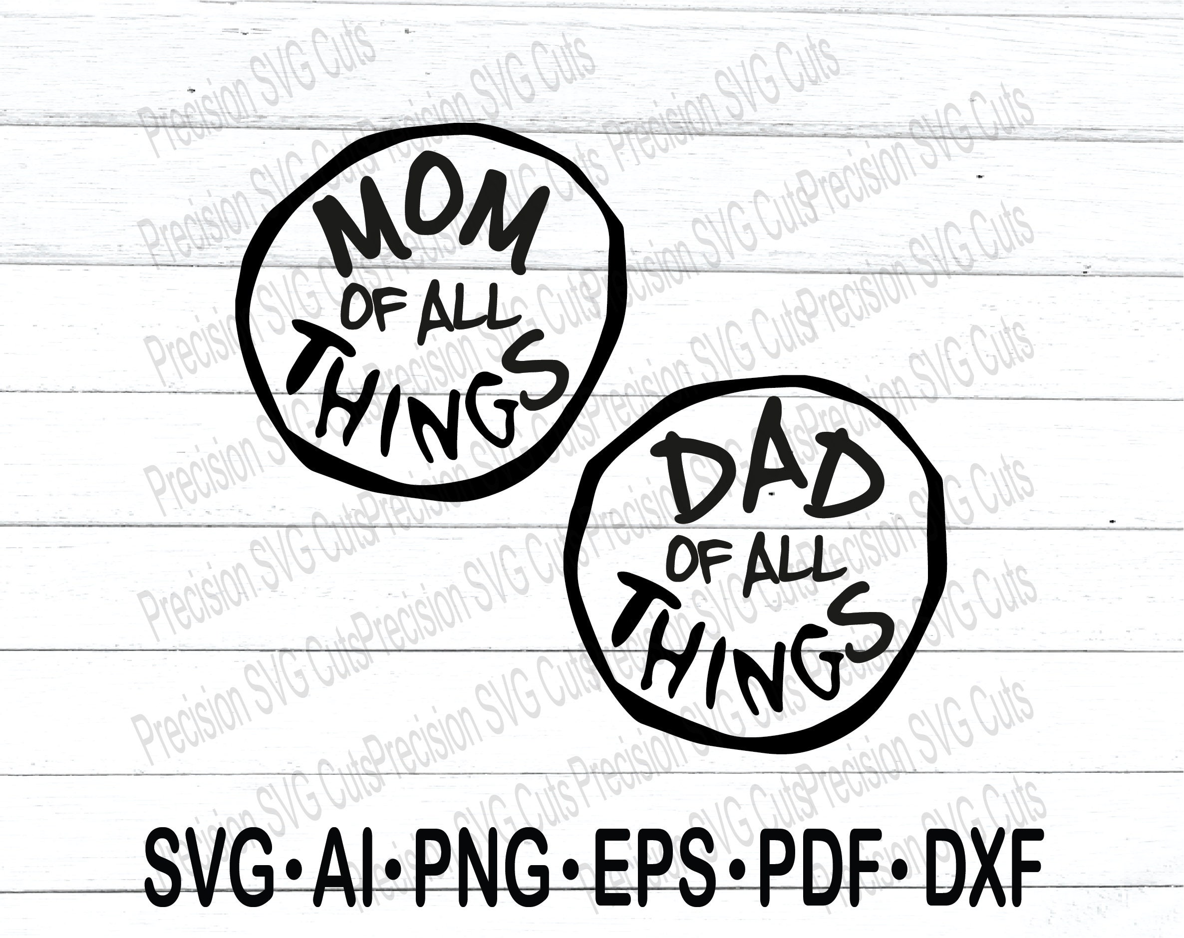 Dr. Seuss Mom &amp; Dad Thing 1 Thing 2 Digital Party Decoration | Etsy