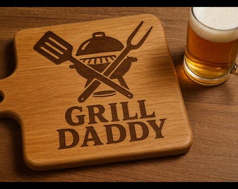 Grill Daddy svg, bbq Cut File, Grill Master Laser Design, Father's Day Gift, Summer Grill svg, Outdoor Cooking, Grill Tools Vector, bbq
