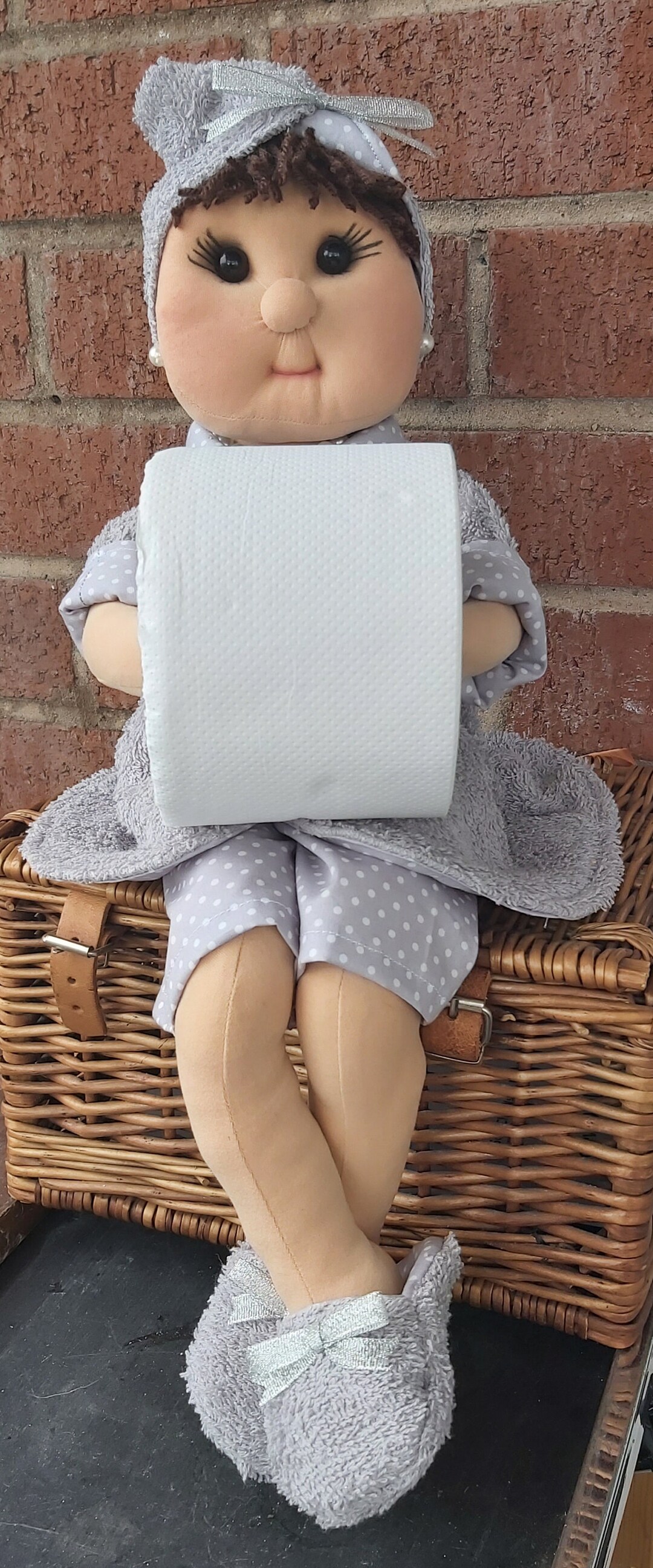 Handmade Toilet Roll Holder Doll Etsy