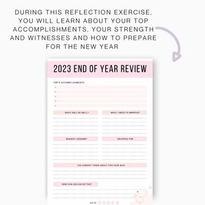 2023 end of year reflections, 2023 accomplishments, reflection prompts, new year reset routine, 2023 yearly review, 2023 self reflection image 3