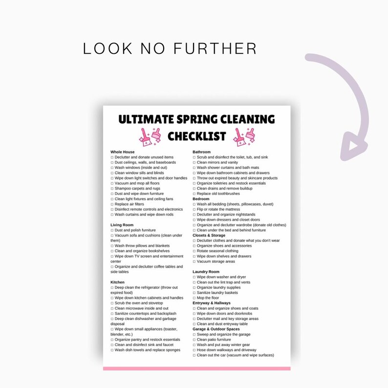 Spring Cleaning Email List Spring Cleaning Checklist, Home Deep Cleaning Routine, Spring Cleaning ...