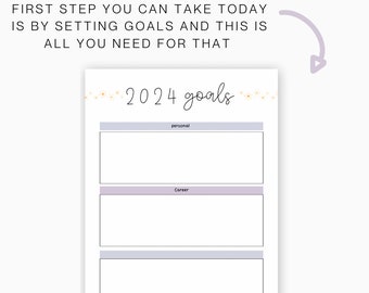 Vision Board Planner: 2024 Calendar To Help You Set And Achieve Your Goals