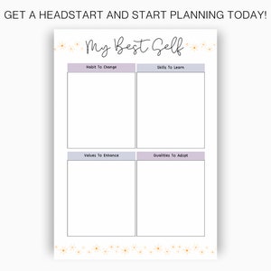 2024 goals, Printable vision board, 2024 dream life plans, life reset planner,self discovery plan, manifesting kit, manifesting board PDF image 7