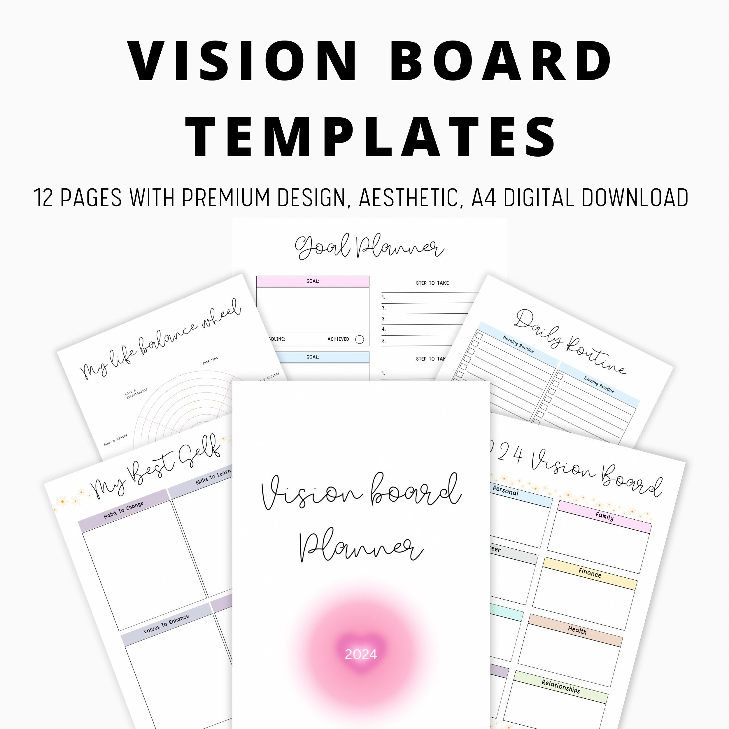 digital vision board planner 2024｜TikTok Search