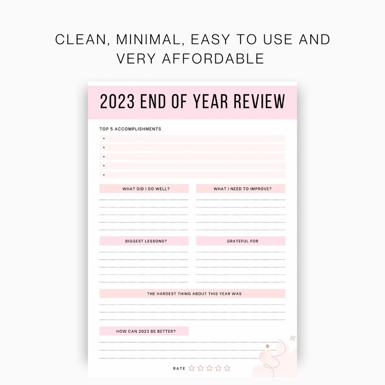 2023 end of year reflections, 2023 accomplishments, reflection prompts, new year reset routine, 2023 yearly review, 2023 self reflection image 5
