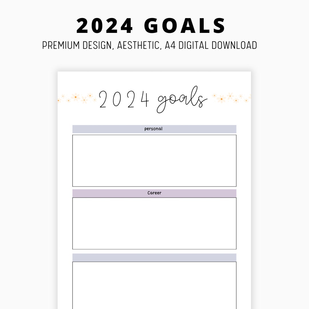 Printable 2024 Black Girl Vision Board, 2024 Vision Board, 2024 Goals Board,  Aesthetic Vision Board 