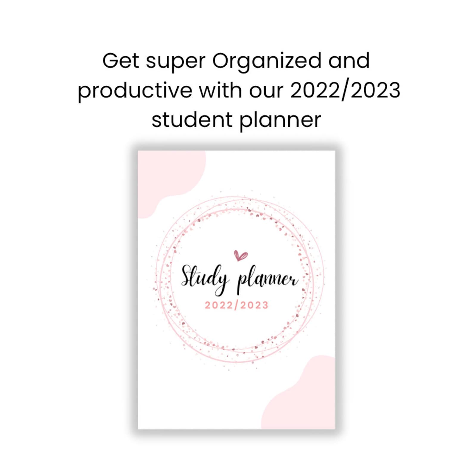 ADHD College Student Planner Printable Student Planner Pack Etsy