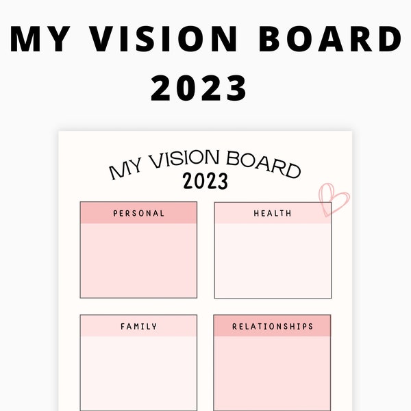 Shop Vision Board - Etsy