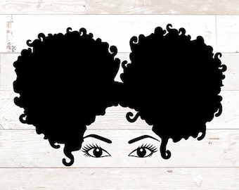 Black woman svg – Afro woman svg – Black girl svg Afro Puffs Pretty black educated svg – black queen svg, Black History month svg