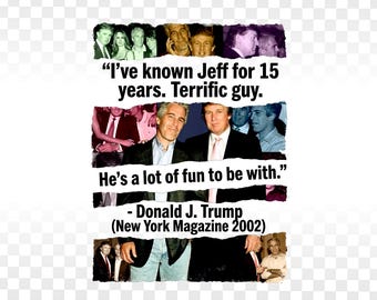 Anti Trump Epstein Files PNG: 2026 No Kings Protest Signs 11x14 Digital Download