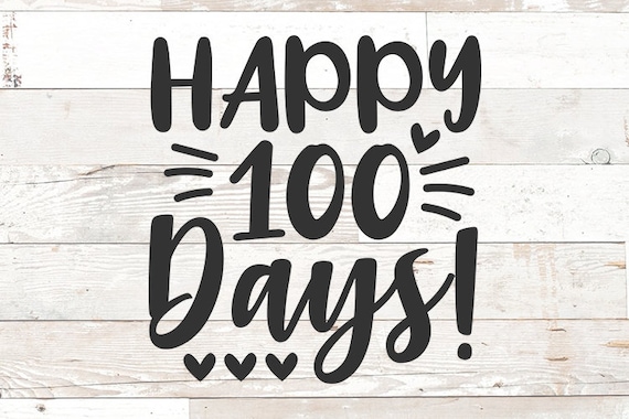 School Svg Happy 100 Days Svg School Cut File 100 Days Of Etsy