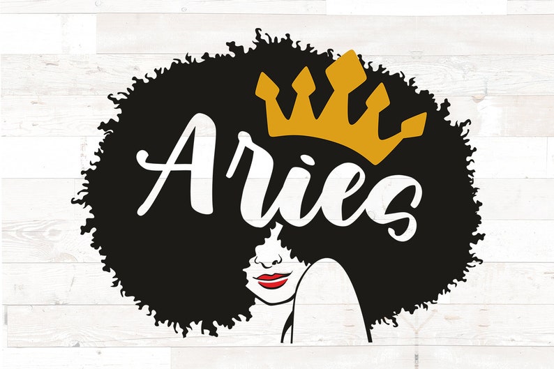 Download Aries svg birthday svg for black women Aries queen svg | Etsy