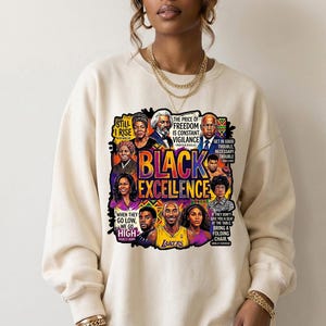 Popular Black History Bundle PNG: Black Excellence Design for Shirts (Digital Download) image 3