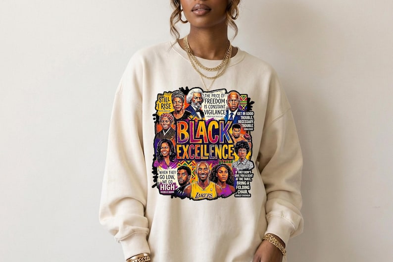 Popular Black History Bundle PNG: Black Excellence Design for Shirts (Digital Download) image 3