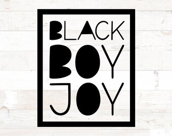 SVG de Black Boy Joy: Diseño de camiseta para el Día del Padre (Descarga digital)