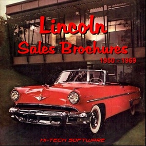 Lincoln Sales Brochures 1950 - 1969