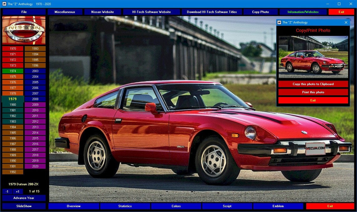 The Nissan Z/Zx Anthology 1970 2020 Etsy