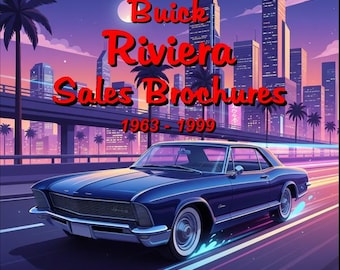 Buick Riviera Brochures Sales Brochures 1963-1999 digital collection
