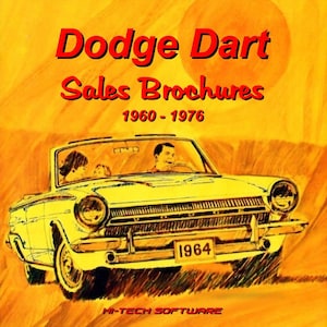 Dodge Dart Sales Brochures 1960 - 1976