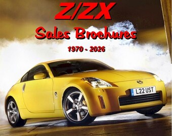Datsun/Nissan Z/Zx Sales Brochures 1970-2026