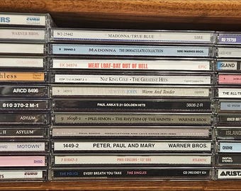 Vintage Music CDs Mostly Greatest Hits 1950s-1980s 2.25 each