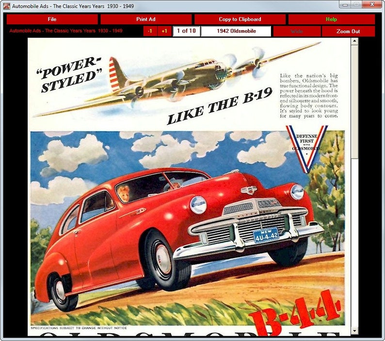 Automobile Ads The Classic Years 1930 1949 image 3