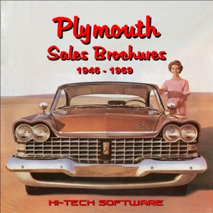 Plymouth-verkoopbrochures 1946 - 1969