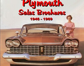 Plymouth Sales Brochures 1946 - 1969