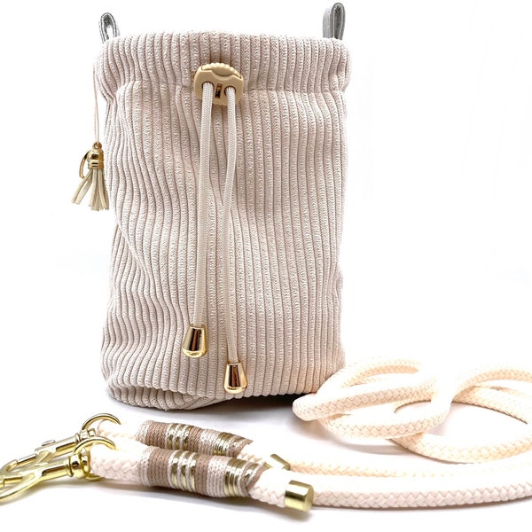 Gassitasche „Cream Cord - Beige Cream“