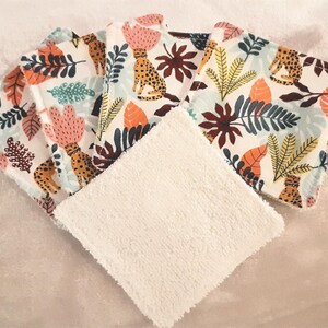 5 washable wipes for baby or makeup removal