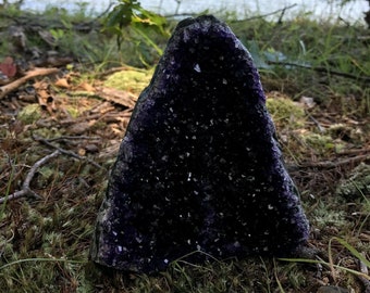 Flash Sale!!* GORGEOUS Amethyst Druze Crystal Cluster w/ Cut Base ~ VERY LARGE Size Specimen (1.3 - 1.7 lbs) Best Seller-Free S&H*