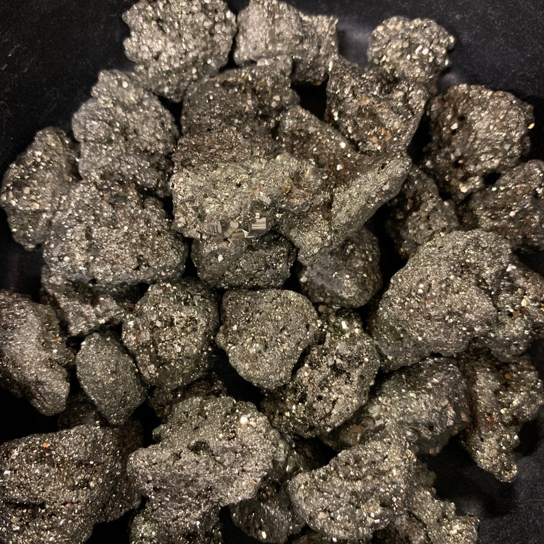 Pyrite Small Rough Texture PREMIUM PYRITE Rough: You Choose the Weight (high Quality!) *best ...