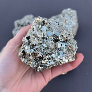 Flash Sale!!** XXXL HIGH QUALITY Pyrite Crystal Cluster Specimen (~ 1.5- 2 Lb) Free S&H