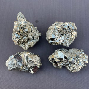Flash Sale Extra Large HIGH QUALITY PYRITE Crystal Cluster Specimen 0.4-1 Lb Best Seller Free s&h image 4