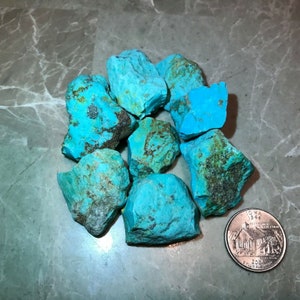 Flash Sale!!** SLEEPING BEAUTY TURQUOISE nuggets rough 1/4 pound lot very high quality Free S&H