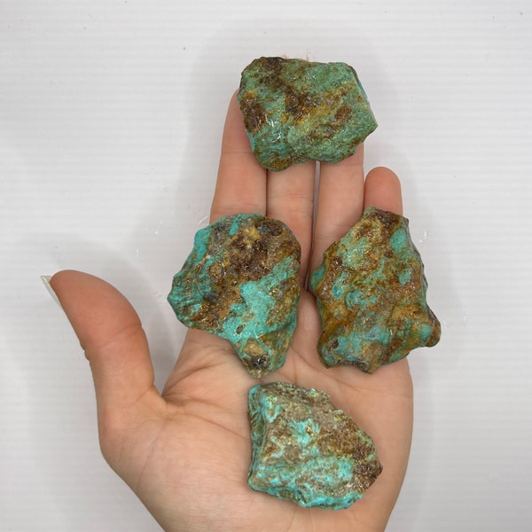 Flash Sale!!** GORGEOUS ROYSTON TURQUOISE Rough Nuggets 120 Grams, Very High Quality (T71) | Suitable for Tumbling, Cabbing, Jewelry, Beads