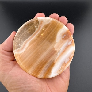Flash Sale!!** Decorative ONYX BOWL Round Hand Polished Beautiful Unique Home Decor Crystal! Free S&H