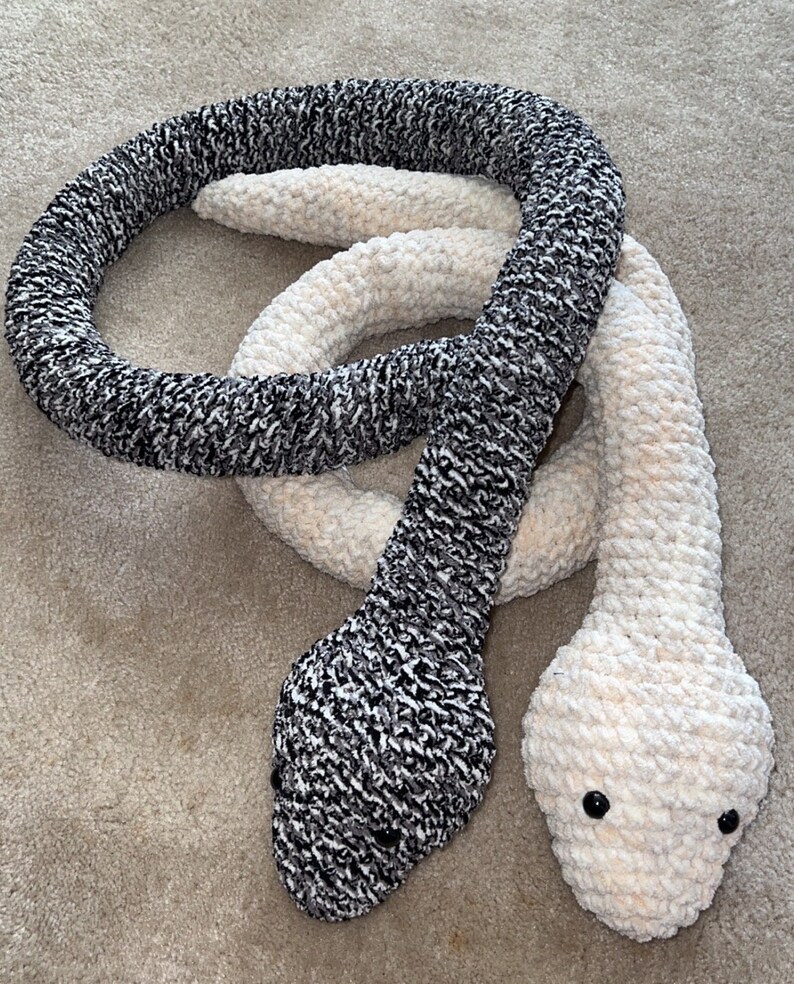 Crochet Snake Amigurumi Snake Etsy