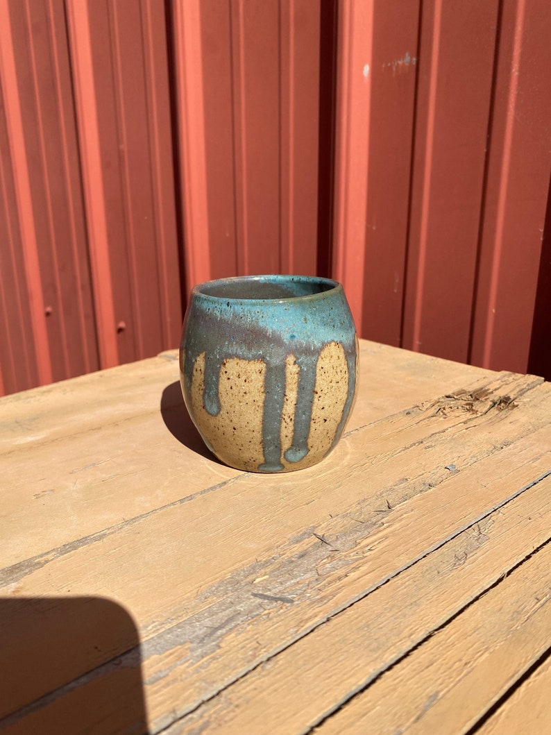 ceramic stemless wine cup image 1