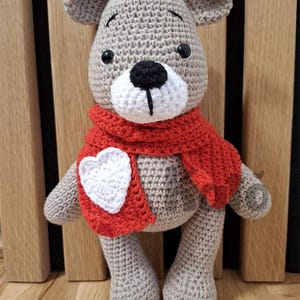 Love BEARer crochet toy amigurumi teddy bear pattern - DIGITAL pattern