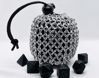 Medium Chain Mail Dice Bag