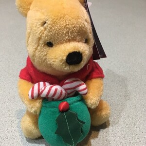 Christmas Winnie the Pooh Disney Gund 7&quot;