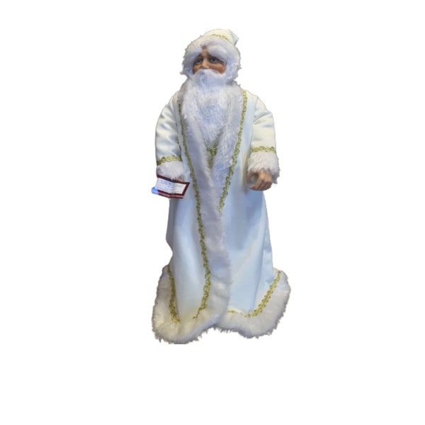 The Ashton-Drake Galleries Karen Vander Logt White Christmas Musical Santa Doll