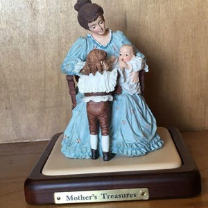 Maud Humphrey Bogart LTD ED. Figurine &quot;Mother&#39;s Treasures&quot; H5619, 6024 1990