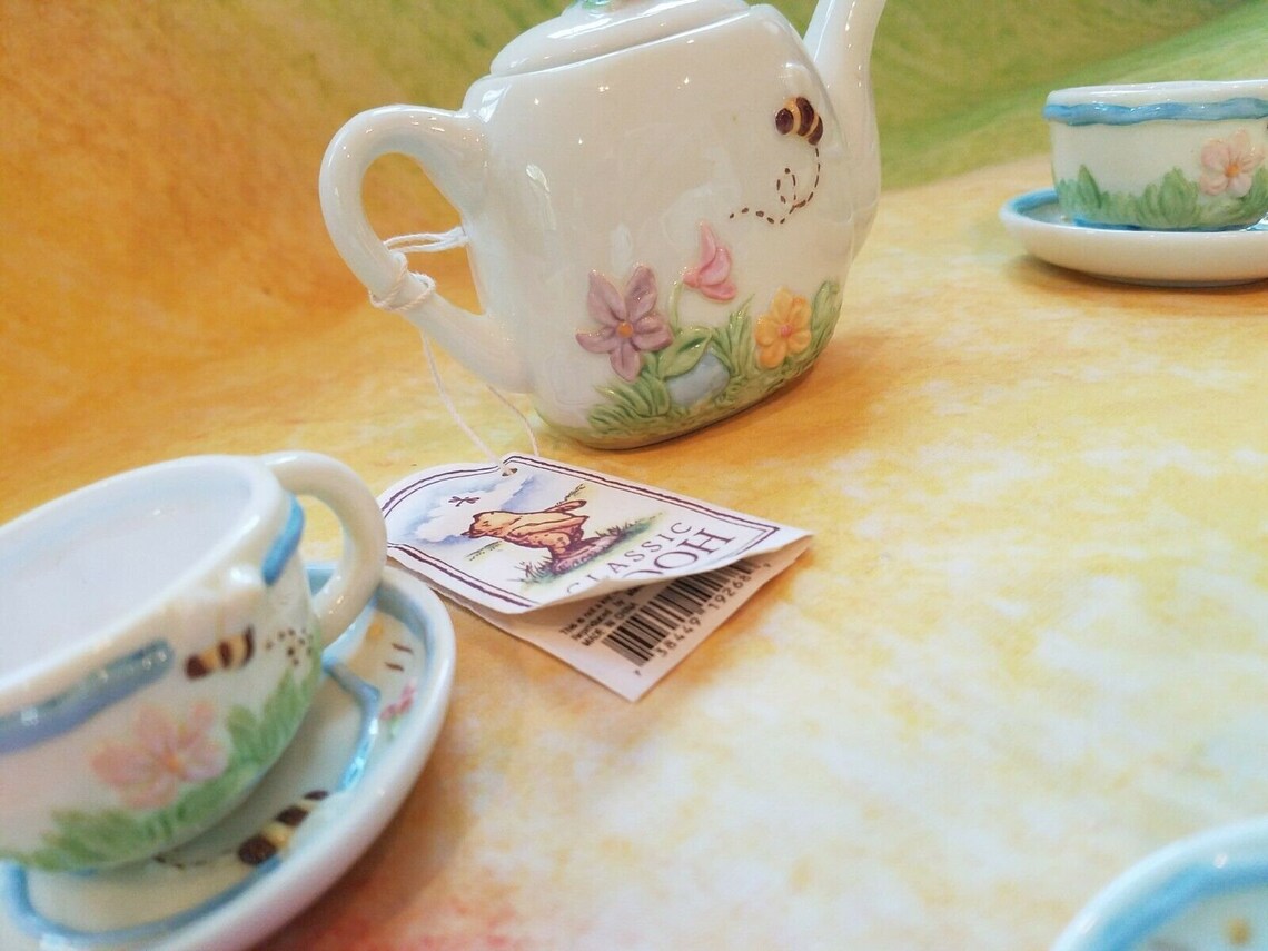 winnie the pooh porcelain tea set